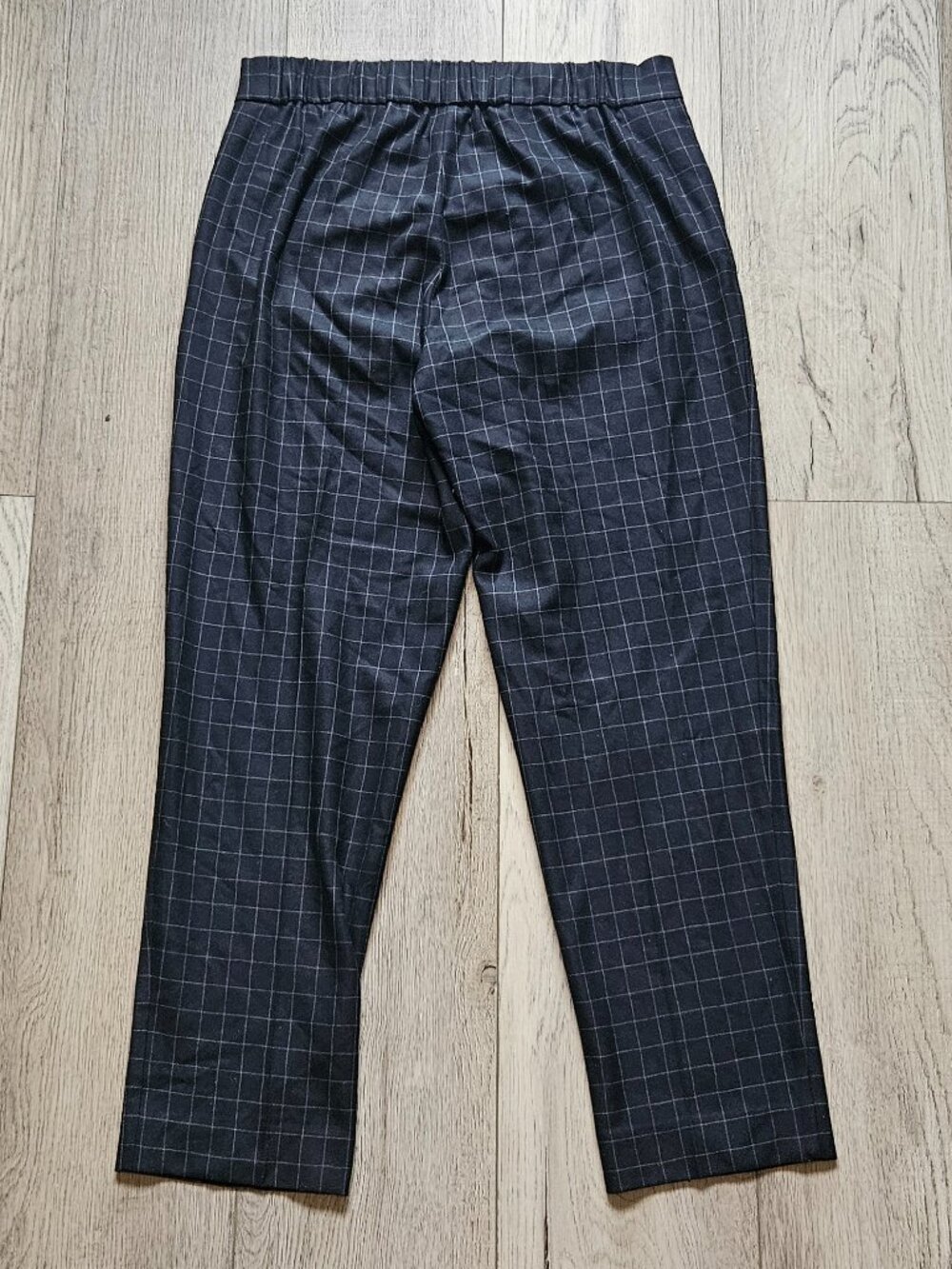 Aritzia Babaton Womens Size 4 Plaid Ankle Dress Pants Trousers Windowpane Grid 4 - Picture 2 of 7